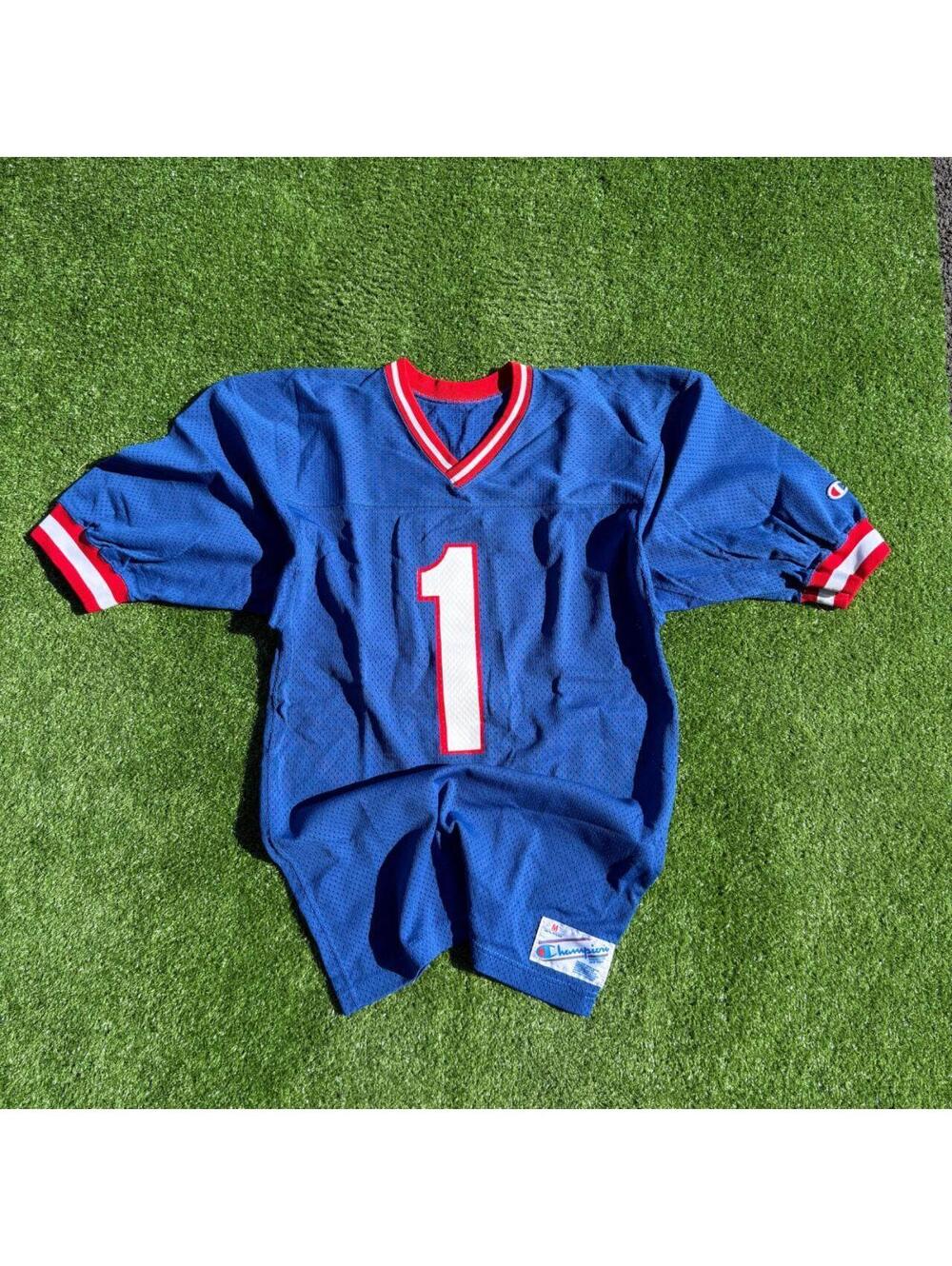 Vintage 80s 90s Champion Buffalo Bills Mesh Jersey Size M